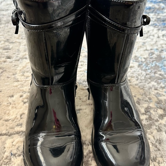 Gymboree black boots size 3 - Picture 2 of 2